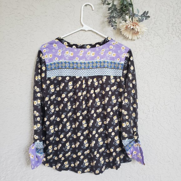♥ 2x$25 - Style & Co Long Sleeve Multiprint - Picture 2 of 5
